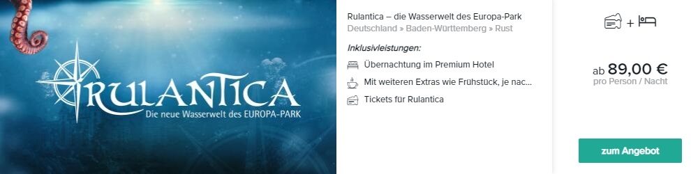 Angebot Rulantica mit Hotel